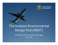 The Aviation Environmental Design Tool AEDT