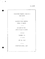 Interstate Commerce Commision Report of the Accident  Investigation Occuring on the LEHIGH VALLEY TANNERY PA
