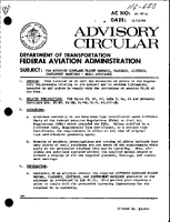 AC 606 FAA Approved Airplane Flight Manuals Placards Listings Instrument Markings  Small Airplanes