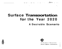 Surface Transportation For The Year 2020 A Desirable Scenario