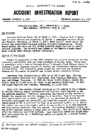 Investigation of Aircraft Accident AMERICAN AIRLINES MEMPHIS TENNESSEE 19570305