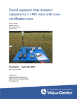 Sound Exposure Level Duration Adjustments in UAS Rotorcraft Noise Certification Tests