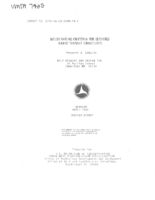 Noise Rating Criteria for Elevated Rapid Transit Structures