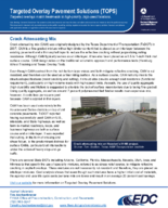 Targeted Overlay Pavement Solutions TOPS Crack Attenuating Mix