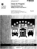 Clean air program  liquefied natural gas safety in transit operations