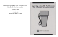 Improving automobile fuel economy new standards new approaches