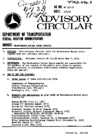 AC 1213P Maintenance Review Board Reports