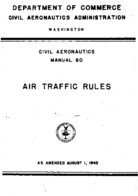 CAM 60 Air Traffic Rules as Amended 8143