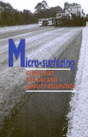 MicroSurfacing Guidelines for Use and Quality Assurance