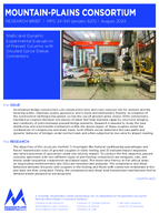 Static and Dynamic Experimental Evaluation of Precast Columns With Grouted Splice Sleeve Connectors Research Brief