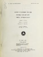 Automotive Maintenance Data Base for Model Years 19761979 Part II Appendix E and F