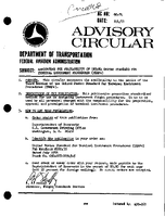 AC 9074 Announcing the Availability of United States Standard for Terminal Instrument Procedures TERPS