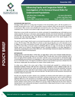 Advancing Equity and Congestion Relief An Investigation of OnDemand Shared Rides for Underserved Populations Policy Brief