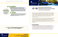 Federal Highway Administrations Cooperative Driving Automation Program Automated Vehicles Working Together