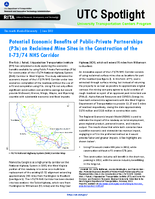 Potential Economic Benefits of PublicPrivate Partnerships P3s on Reclaimed Mine Sites in the Construction of the I7374 NHS Corridor