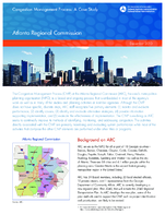 Congestion Management Process A Case Study Atlanta Regional Commission