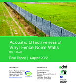 Acoustic Effectiveness of Vinyl Fence Noise Walls