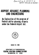 AC 15051004 Airport Advance Planning and Engineering  An Explanation of the Program of Federal Aid for Planning Airports Under the Federal Airport Act
