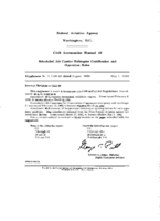 CAM 46 Supplement No 3  CAM 46 dated August 1959  Revision To CAM 46 1962