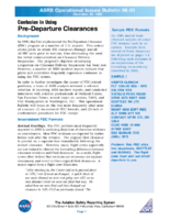 Confusion in Using PreDeparture Clearances