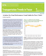 Aviation OnTime Performance Trend Stable for Past 2 Years