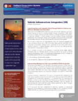Vehicle Infrastructure Integration VII A Major ITS Initiative