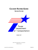 Culvert Rating Guide Second Edition