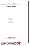 Interstate and Primary PCC Pavement Overlays Review