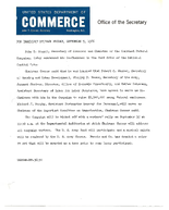 Secretary of Commerce John T Connor Speeches September 1966