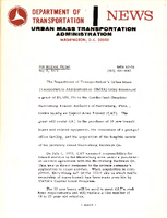 Department of Transportation News Urban Mass Transportation Administration UMTA 6247