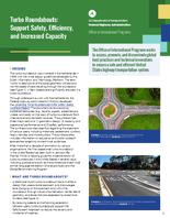 Turbo Roundabouts Support Safety Efficiency and Increased Capacity