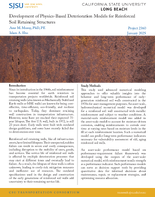 Development of PhysicsBased Deterioration Models for Reinforced Soil Retaining Structures Research Brief