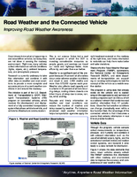 Road Weather and the Connected Vehicle Improving Road Weather Awareness
