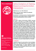 Safety Evaluation of Flashing Beacons at StopControlled Intersections