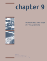What Have We Learned About Intelligent Transportation Systems Chapter 9 What Have We Learned About ITS Final Comments