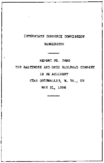Interstate Commerce Commision Report of the Accident  Investigation Occuring on the BALTIMORE AND OHIO RAILROAD COMPANY CORNWALLIS WV