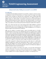 TEACR Engineering Assessment Adaptation DecisionMaking Assessment Process ADAP