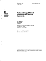 National Energy Efficient Driving System NEEDS Volume 3 Home Vehicle Use Study