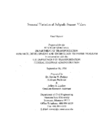 Seasonal Variation of Subgrade Support Values