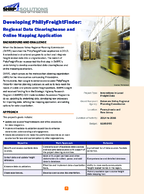 Developing PhillyFreightFinder Regional Data Clearinghouse and Online Mapping Application