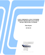 Cost Emissions and Customer Service TradeOff Analysis In Pickup and Delivery Systems 201105