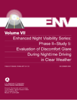 Enhanced Night Visibility Series Volume VII Phase IIStudy 5 Evaluation of Discomfort Glare During Nighttime Driving in Clear Weather