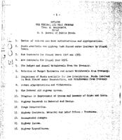 Outline  the Federal Aid Road Program