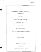 Interstate Commerce Commision Report of the Accident  Investigation Occuring on the ST LOUISSAN FRANCISCO RAILWAY QUINCY MS