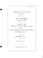 Interstate Commerce Commision Report of the Accident  Investigation Occuring on the DENVER AND RIO GRANDE WESTERN RAILROAD AND ATCHISON TOPEKA AND SANTA FE RAILWAYCOLORADO AND SOUTHERN RAILWAY SO DENVER CO