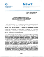 Deputy Secretary of Transportation Jim Burnley Speeches September 1988