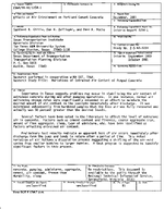 Effects on Air Entrainment on Portland Cement Concrete
