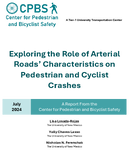 Exploring the Role of Arterial Roads Characteristics on Pedestrian and Cyclist Crashes