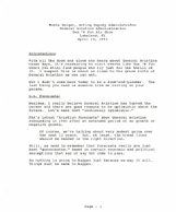 Speeches by FAA Acting Deputy Administrator Monte Belger 1993