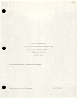 Talking Points for Secretary Elizabeth Hanford Dole to the Portland Business Leaders